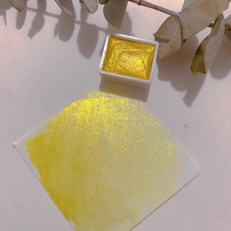 Ensemble de pigments d'interconnexion nacrés monochromes, fournitures d'art et de peinture, peinture à ongles, pigment décoratif solide, 2ml, 36 documents