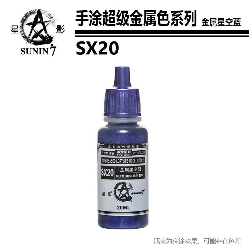 Pigment de peinture de document métallique, affaires militaires, jouets en argile faits à la main, modèle de revêtement à la main, coloration stylo SX01-SX024 revêtement Staline