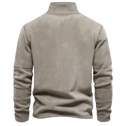 FGKKS 2023 sweat à capuche décontracté en plein air hommes chaud col à glissière haut de haute qualité conception sweat à capuche chaud hommes