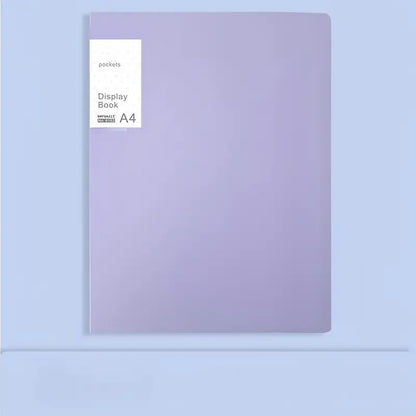 porte vue A4 avec matériau PP, 40 pochettes