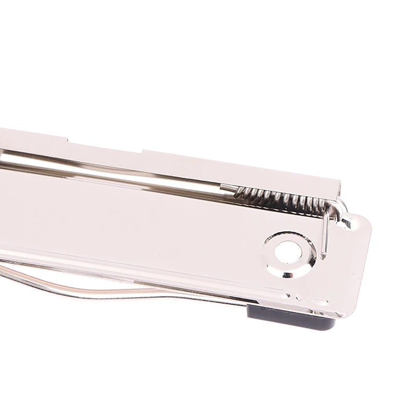 Clips pour presse-papiers en métal montable à ressort, pinces pour dossier de fichiers, bureau, clips pour panneaux durs, papeterie scolaire, 10 pièces