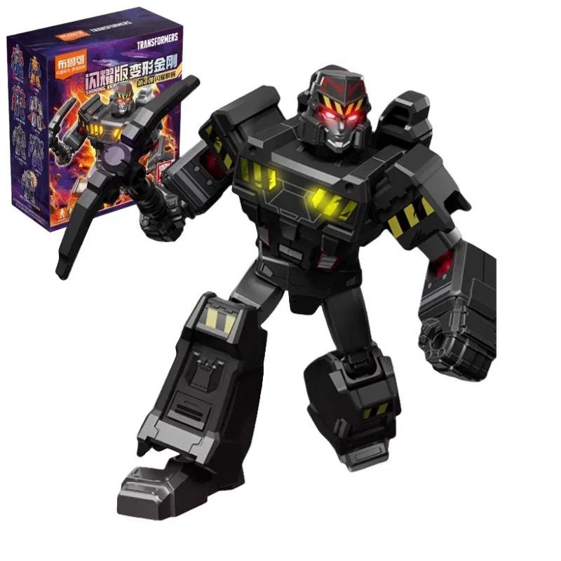 BLOKEES transformateurs VERSION brillante 3 blocs de construction mineur Megatron Tarn assembler Robot jouets modèle ornements mobiles cadeaux