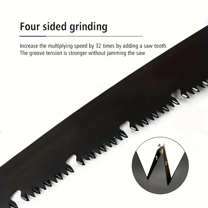 Scie pliante multifonction pour le travail du bois, scie à métaux Portable pour couper le bois tranchant, Camping jardin, poinçon, scie à main, couteau hachoir pour arbre