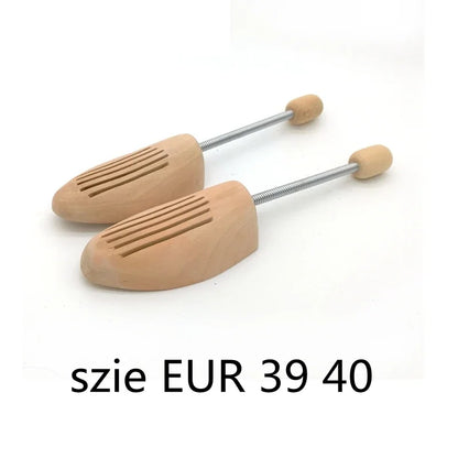 Chaussures à ressort en bois de haute qualité, Support réglable en forme de chaussure, chaussures fixes sans distorsion