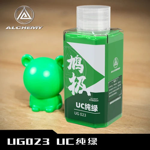 Paint Gunpla-Pigment de document plastique, sans dilution, pulvérisation, coloration, outils de modèle, prémélange huileux, série UG, 100ml