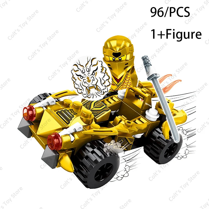 Nouveau Ninja Legacy Kai Jay Zane Lloyd moteur moto blocs de construction briques Mech Robot classique film modèle jouets pour enfants cadeaux