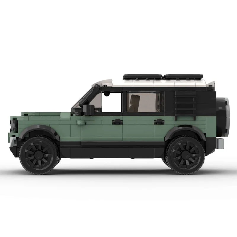 Décennie s de Construction de Voiture SUV Rovered Defender 110 P400, Modèle de Véhicule de Course Tout-Terrain, Briques, Puzzles, Jouets, Cadeau pour Garçon, Enfant