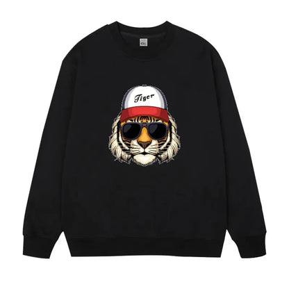 Grande taille hommes sweat pulls pull surdimensionné 6XL 7XL homme col rond manches longues imprimé noir hauts amples vêtements masculins