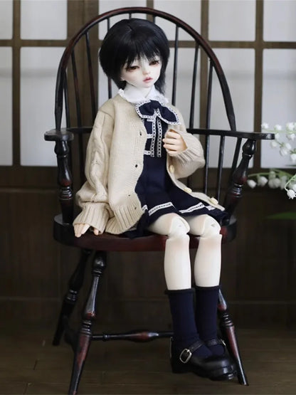 BJD-Cardigan beurre multicolore pour poupées, accessoires vestisens, jouets cadeaux, 1/4, 1/3