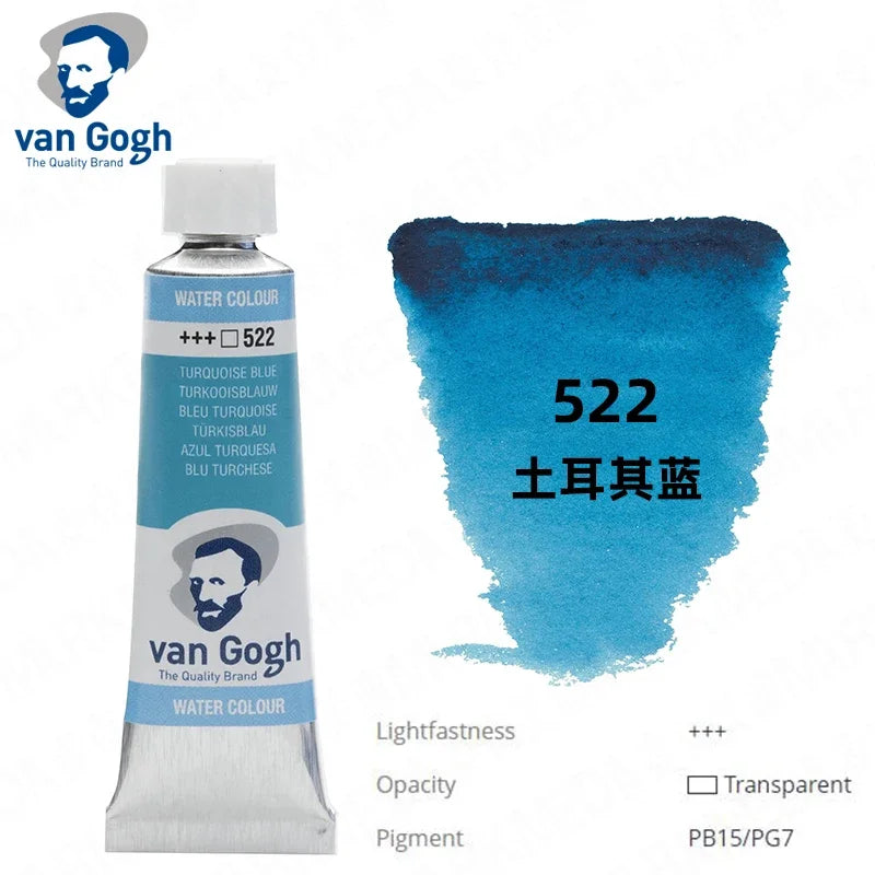 Talens Van Gogh – peinture aquarelle, Tube de 10ml,