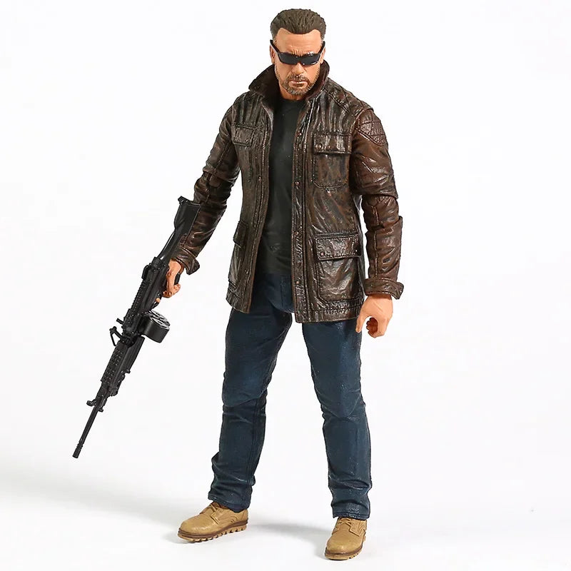 NECA Terminator 2: jour du jugement T-800 Arnold Schwarzenegger figurine en PVC modèle à collectionner jouet 7 "18 cm
