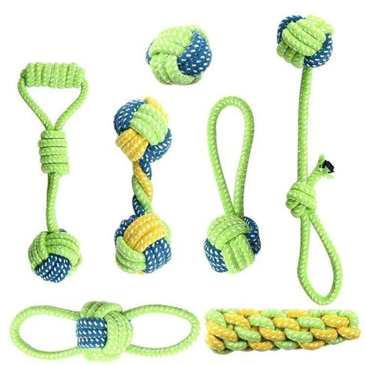 SHENGMEIYU - Jouets pour chiens corde en coton
