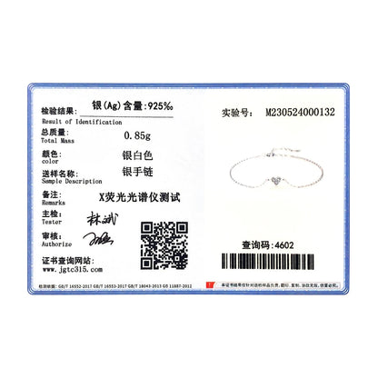 Modian-Bracelet en argent regardé 2023 véritable pour femme, bracelet en cristal CZ, bijoux romantiques classiques, mode pour mariage, nouveau design, 925