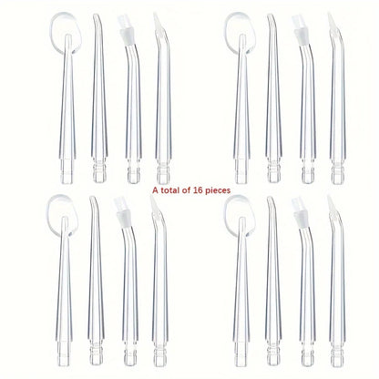 HAOYUNMA Kit d'Hygiène Dentaire, Comprend des Buses Standard et Orthodontiques 16 PIECES