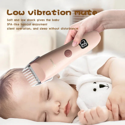 WAIKCanon-Tondeuse à cheveux électrique silencieuse pour bébé