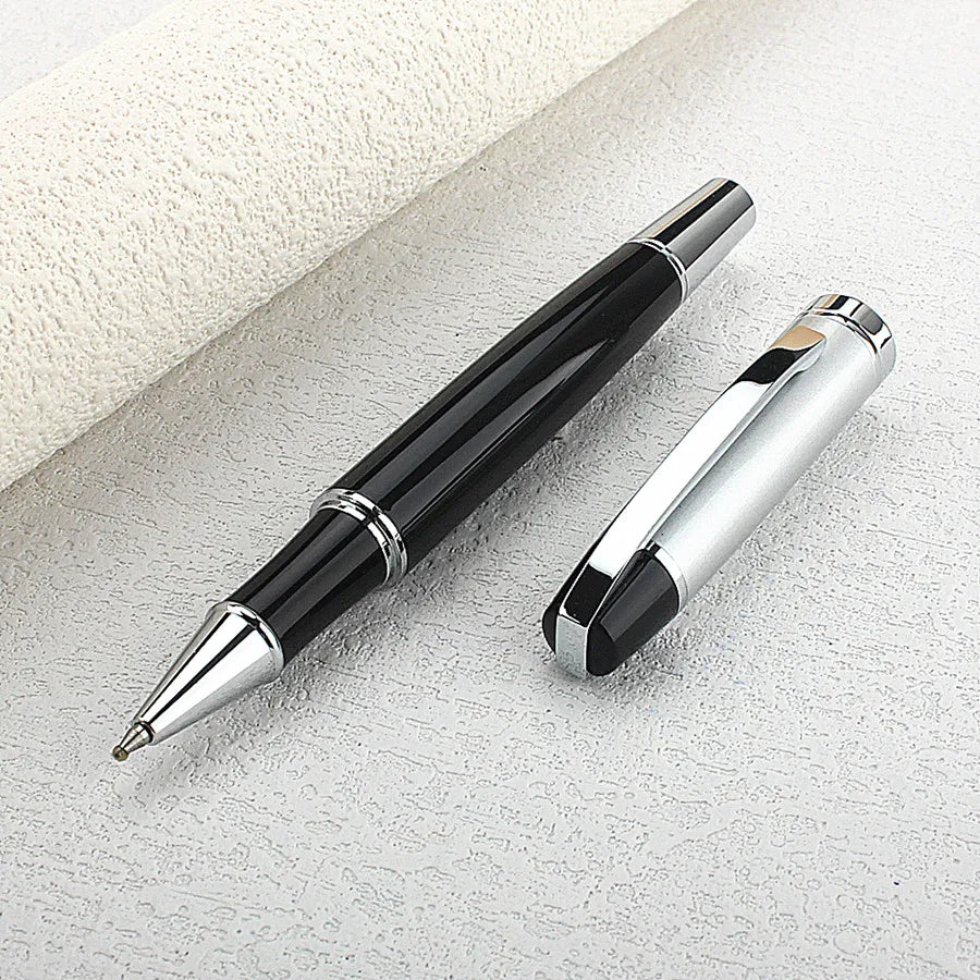 MONTE MOUNT - Stylo à bille 0.7mm argenté et noir de haute qualité