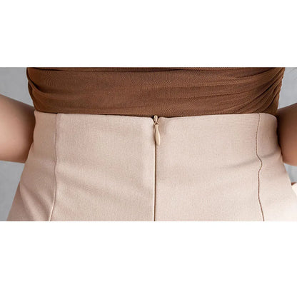 2025 été Sexy femmes jupes courtes mode taille haute crayon bureau dame élégante et douce jupes noires pour les femmes Faldas D33