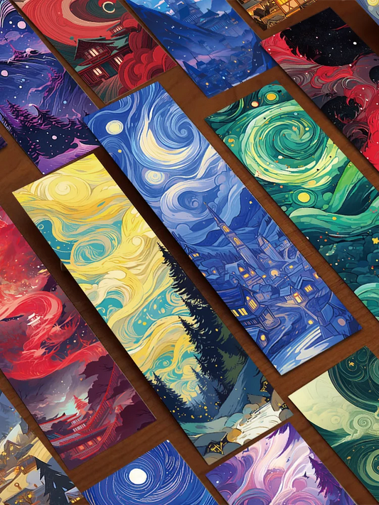 Marque-page série Forsaken Dreams, 30 pièces, marque-page pour livre de lecture, marqueur de Page de livre de paysage Vintage, fournitures de papeterie, cadeaux pour enfants