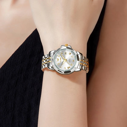 OLEVS 9931X femmes montres mode originale parfumé montre à Quartz étanche losange en acier inoxydable Date