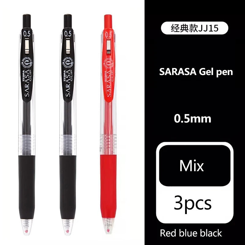 Stylos à encre Gel couleur zèbre JJ15  haute capacité rechargeable