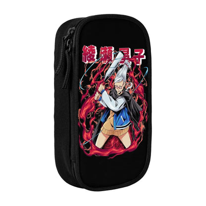 Dandadan Okarun-Trousse à Crayons Rétro Anime, Boîte à Stylos Créative, Sacs à Crayons pour Enfants, Grand Rangement, Fournitures Scolaires, Trousse Cosmétique