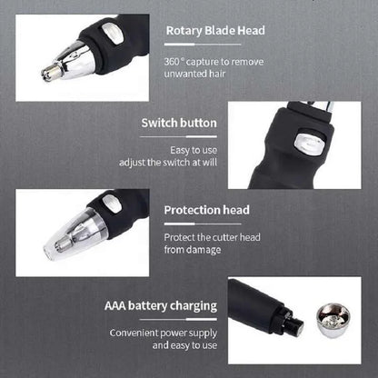 Tondeuse électrique portable pour hommes et femmes, tondeuse antarctique, épilation des oreilles, rasoir à barbe, tondeuse à sourcils