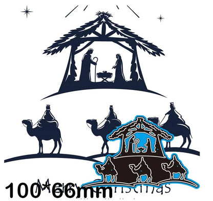 Matrices de découpe en métal cloche de noël, père noël ...