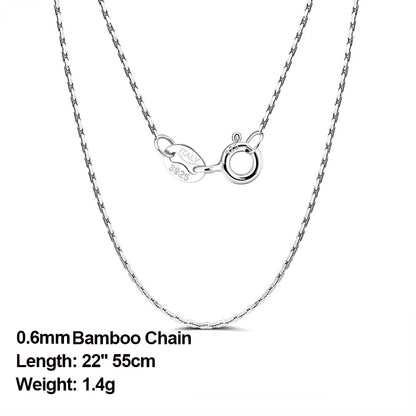 ORSA JEWELS véritable 925 collier en argent Sterling Figaro joint torique chaîne de cou torsadé serpent barre singapour boîte chaîne collier femmes 1