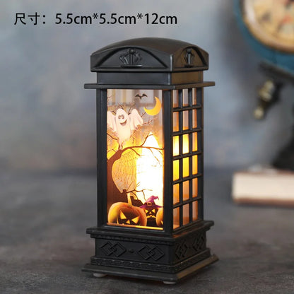 Lampe Décorative à LED Château de Citrouille,