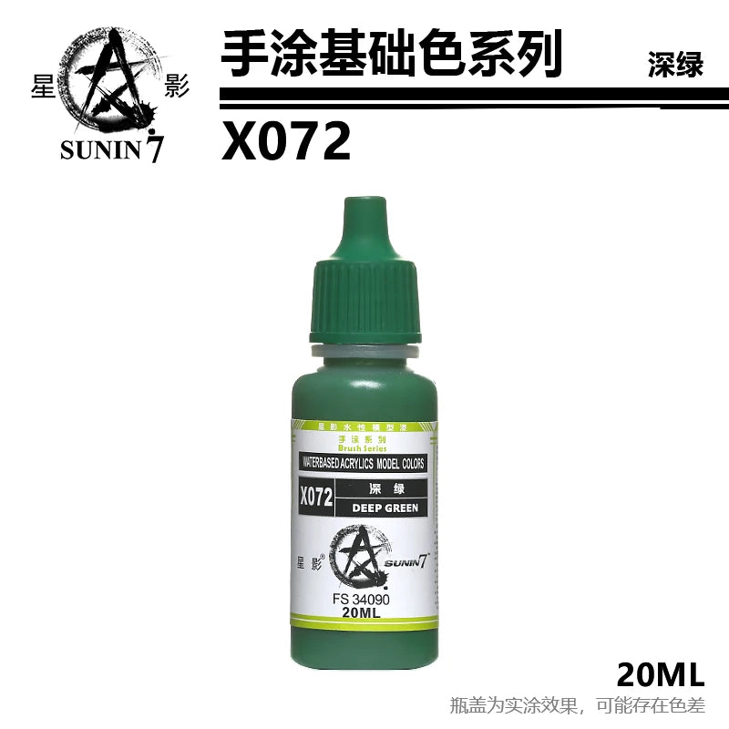 Peinture pigmentée peinte à la main, modèle de série, jouet en x049-x072 irrigation, coloriage, revêtement de stylo à main, similaire à Vallejo Staline, document de base