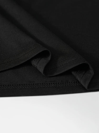 T-shirt décontracté imprimé cocotier et lettres colorées pour femmes, mélange de polyester doux, extensible, col rond, manches courtes