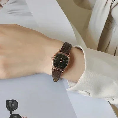 Haute qualité dames Bracelet décontracté montres femmes simples Vintage  Bracelet en cuir