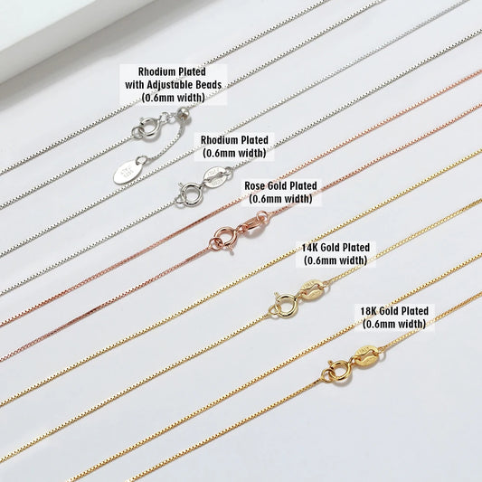 Effie Queen Chic 925 en argent Sterling chaîne de base ras du cou Simple collier bijoux exquis pour hommes et femmes tenue décontractée SC07