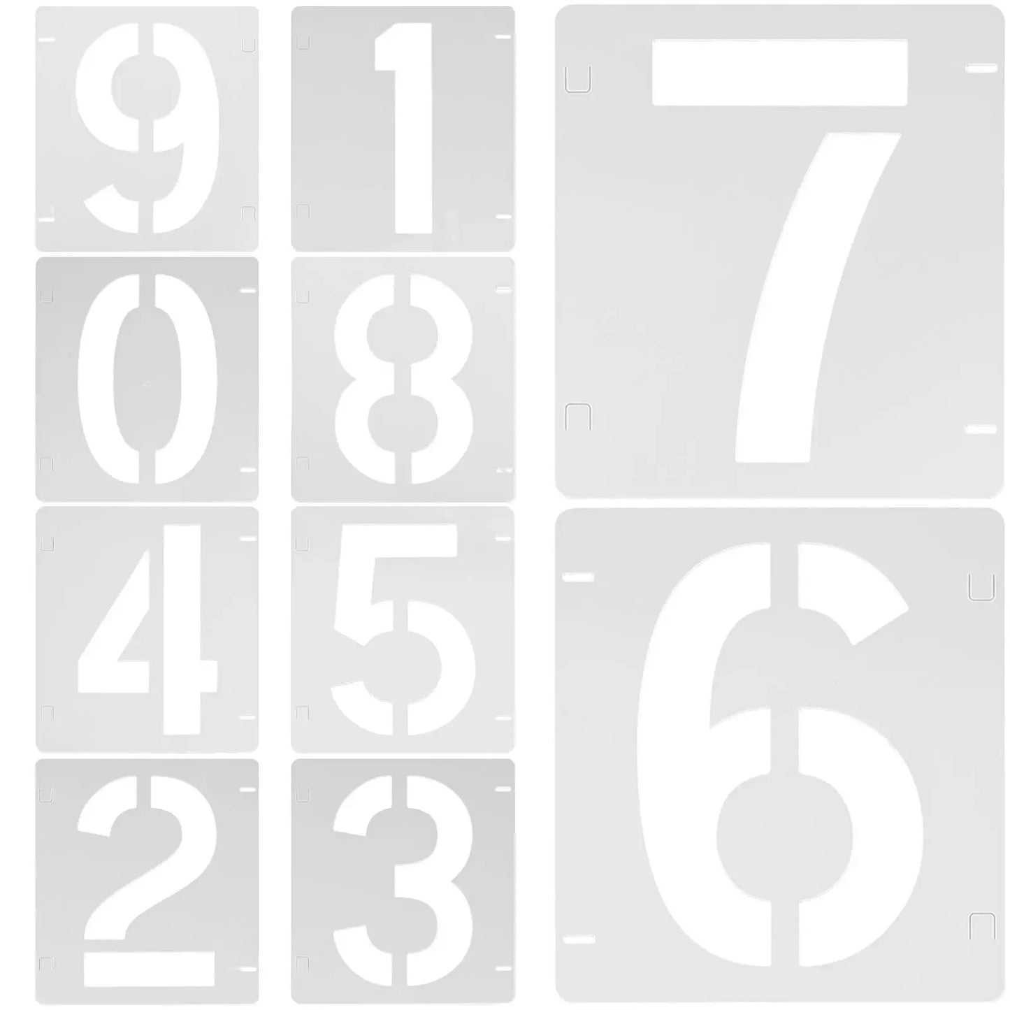 Pochoirs numériques, modèles de dessin en plastique, peinture numérique, artisanat, décoration de maison, outils de conception murale pour signes, tissu de carrelage