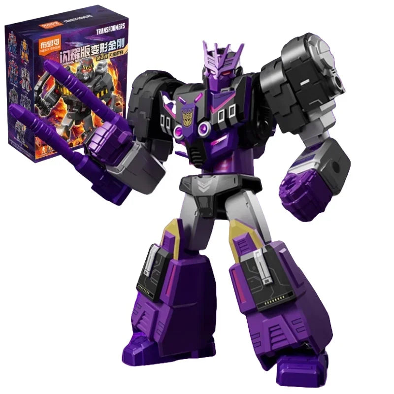 BLOKEES transformateurs VERSION brillante 3 blocs de construction mineur Megatron Tarn assembler Robot jouets modèle ornements mobiles cadeaux