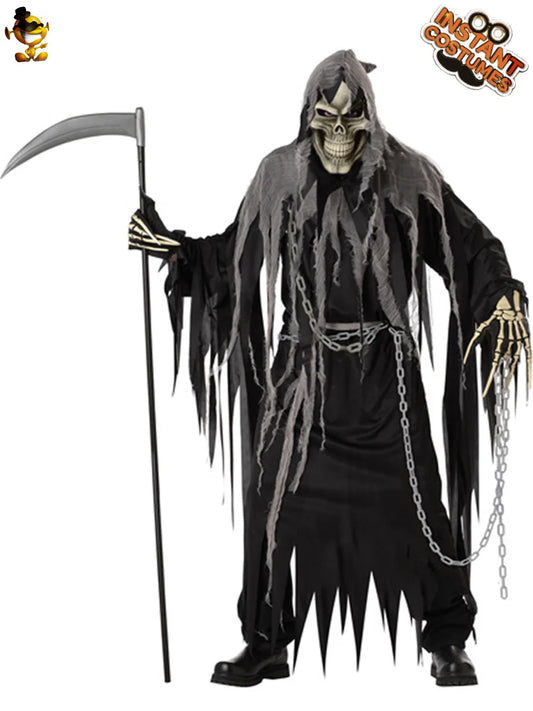 Robe Cosplay Fantaisie pour Halloween, God de la Mort, Gelcosplay