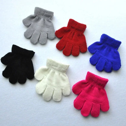 Gants Chauds d'Hiver en Acrylique pour Bébé Fille et Garçon de 1 à 3 Ans