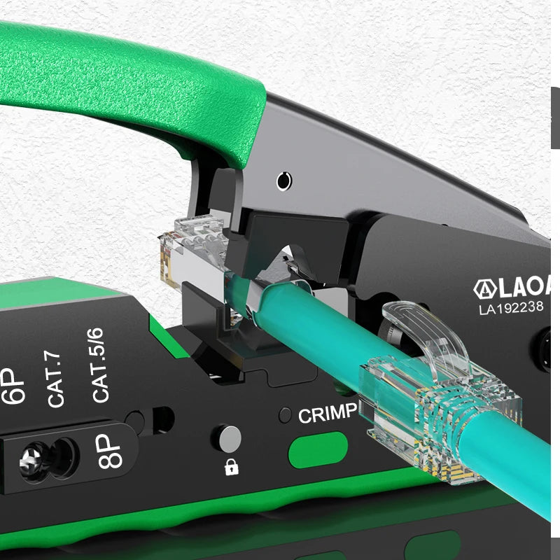 LAOA-Pince de Sertissage Universelle à Large Bande pour Câble Réseau Perforé, Borne Professionnelle, 5, 6, 7