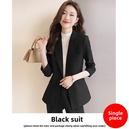 Zihong – costume gris pour femmes, Collection d'automne, haut de gamme, à la mode, élégant, ensemble pantalon, origine chinoise continentale, nouvelle collection 2023