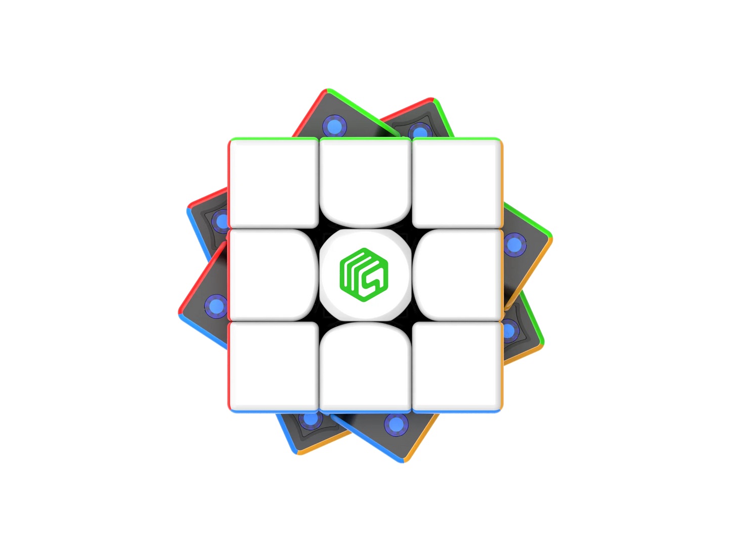 Picube-Cube Magique Magnétique DIY pour Enfants, Maglev Magnetic Rubix, Professional Speed Puzzle, Fidget Toy, DianSheng MS3X, 3x3x3