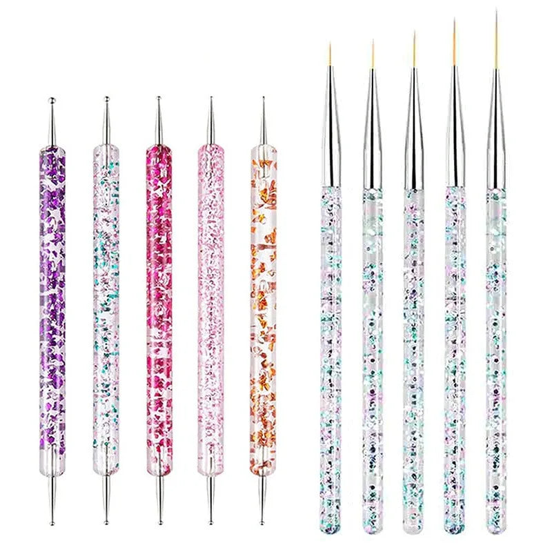 FUMOSIK - 10/15 pièces de pinceaux pour Nail Art