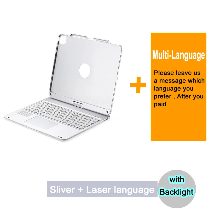 Étui pour clavier magique Bluetooth pour iPad Pro 12.9 2022 2021 2020 2018