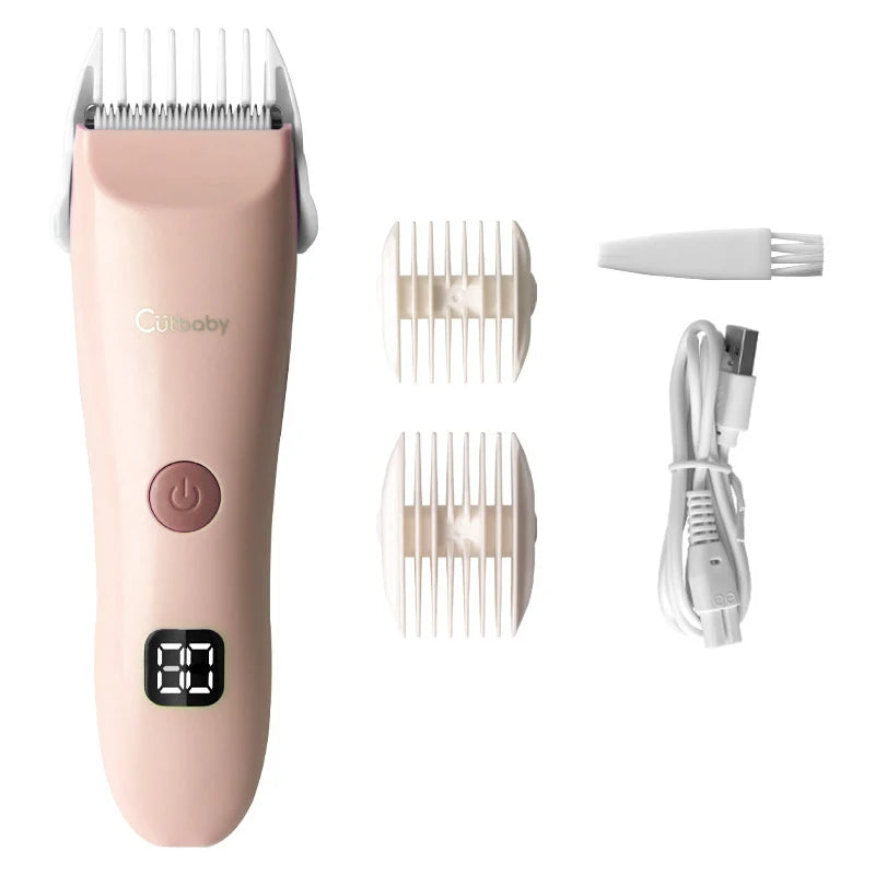 WAIKCanon-Tondeuse à cheveux électrique silencieuse pour bébé