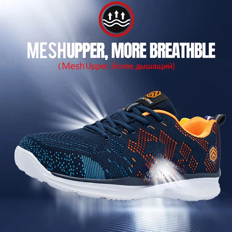 LARNMERN chaussures de sécurité pour le travail hommes bout en acier Construction baskets bottes Anti-crevaison anti-dérapant femmes chaussures