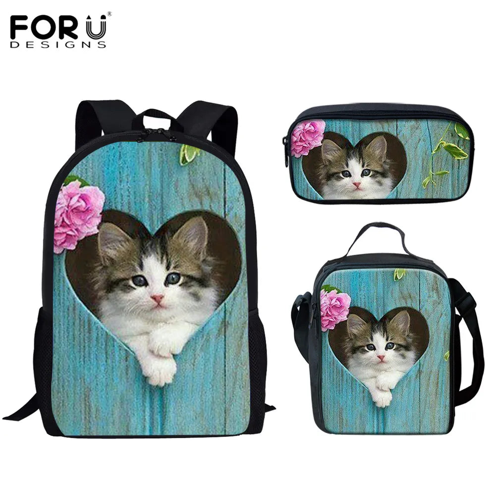 3 pièces/ensemble sacs d'école