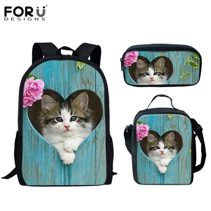 3 pièces/ensemble sacs d'école