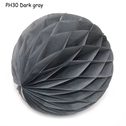 Boule décorative en papier nid d'abeille, 5 pièces/lot, 10/15cm, fleur Pastel, décoration de fête d'anniversaire pour mariage, enfant, fournitures de réception-cadeau pour bébé 8Z