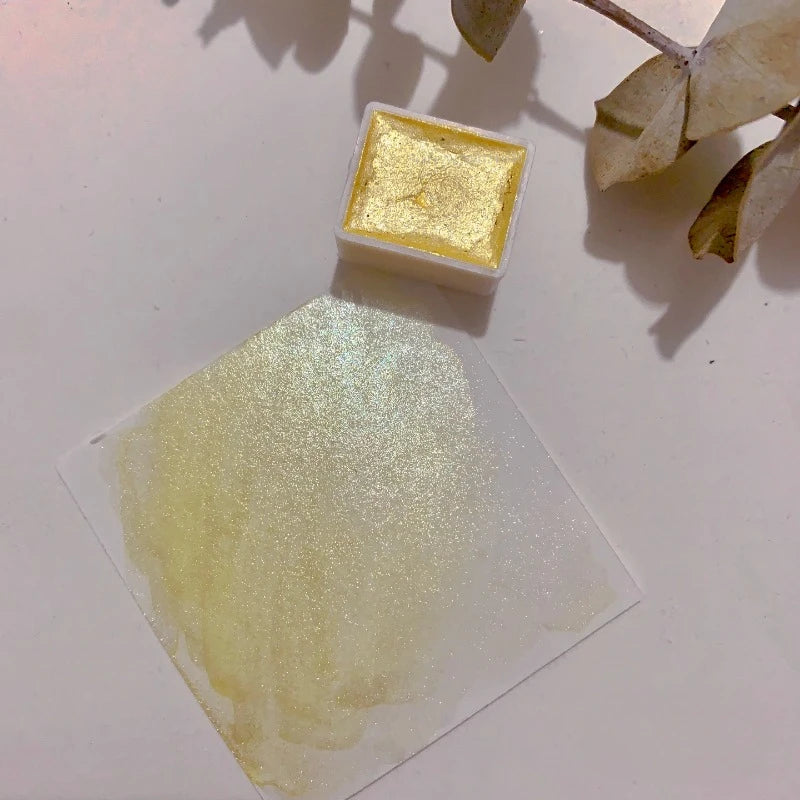 Ensemble de pigments d'interconnexion nacrés monochromes, fournitures d'art et de peinture, peinture à ongles, pigment décoratif solide, 2ml, 36 documents