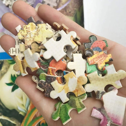 Puzzles en bois pour adultes, 1000/500/300 pièces, rue romantique, pour salle de jeux, chambre à coucher, décoration de maison, cadeau de fête d'anniversaire