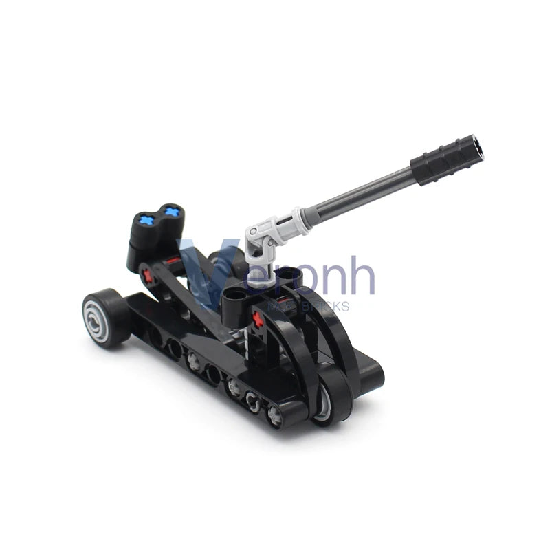 MOC – support de cric de voiture technique, blocs de Construction, ciseaux mécaniques, bascule, outil de levage manuel, briques de Construction, jouet